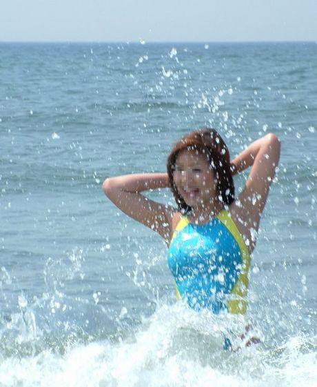 Asian amateur girl strips and shows her amazing racks and ass in the backyard